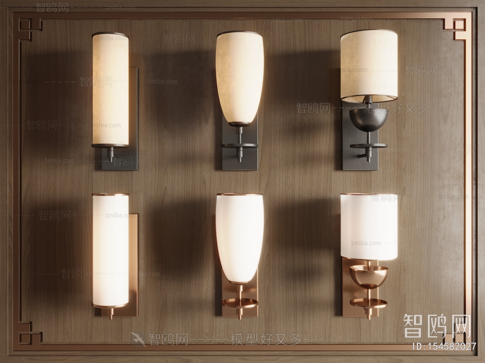 New Chinese Style Wall Lamp