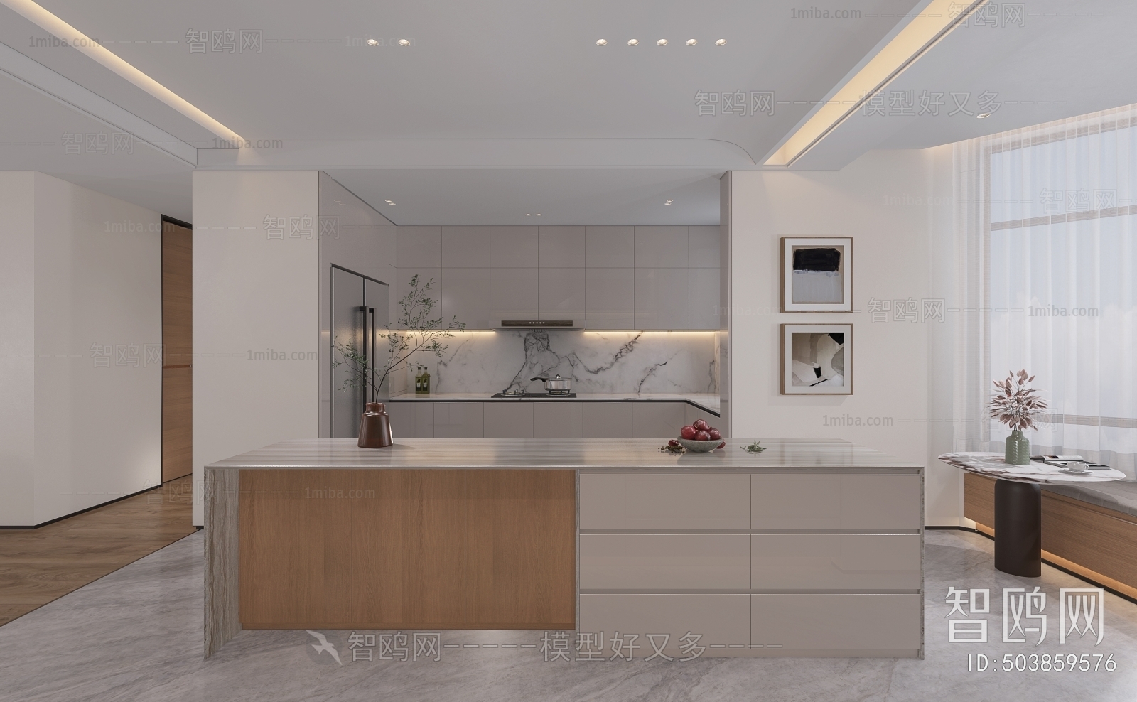 Modern Open Kitchen