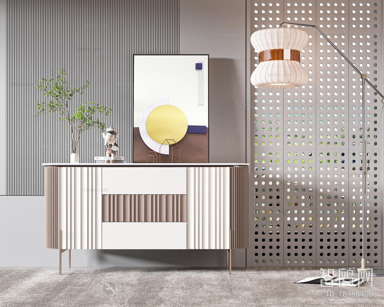 Modern Decorative Cabinet