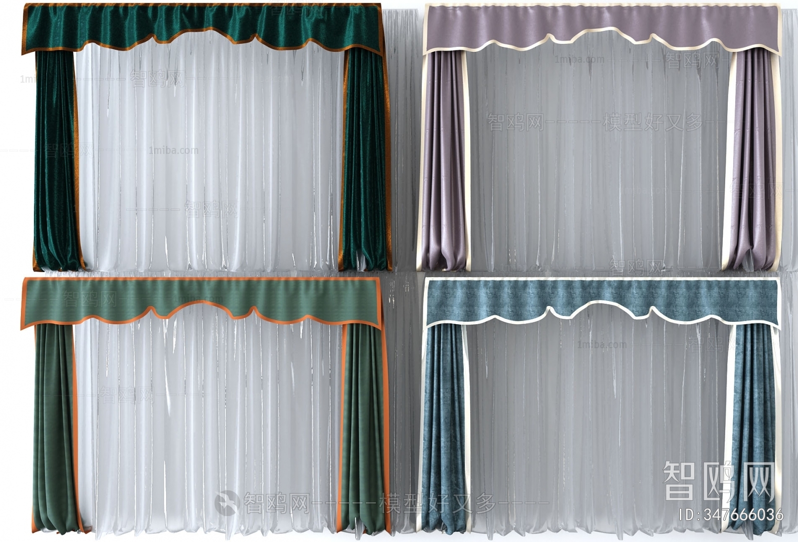 Simple European Style The Curtain