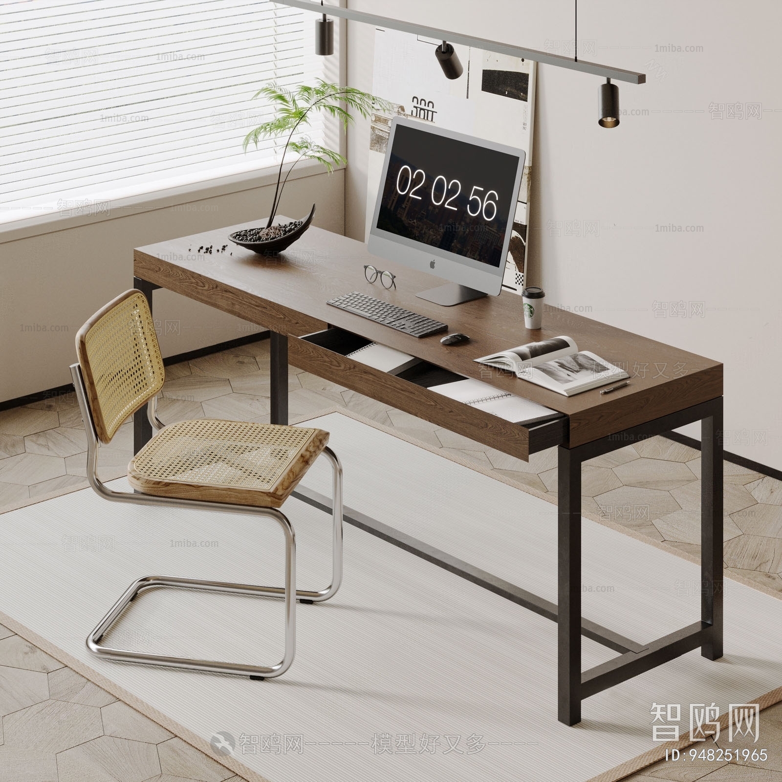 Modern Computer Desk And Chair