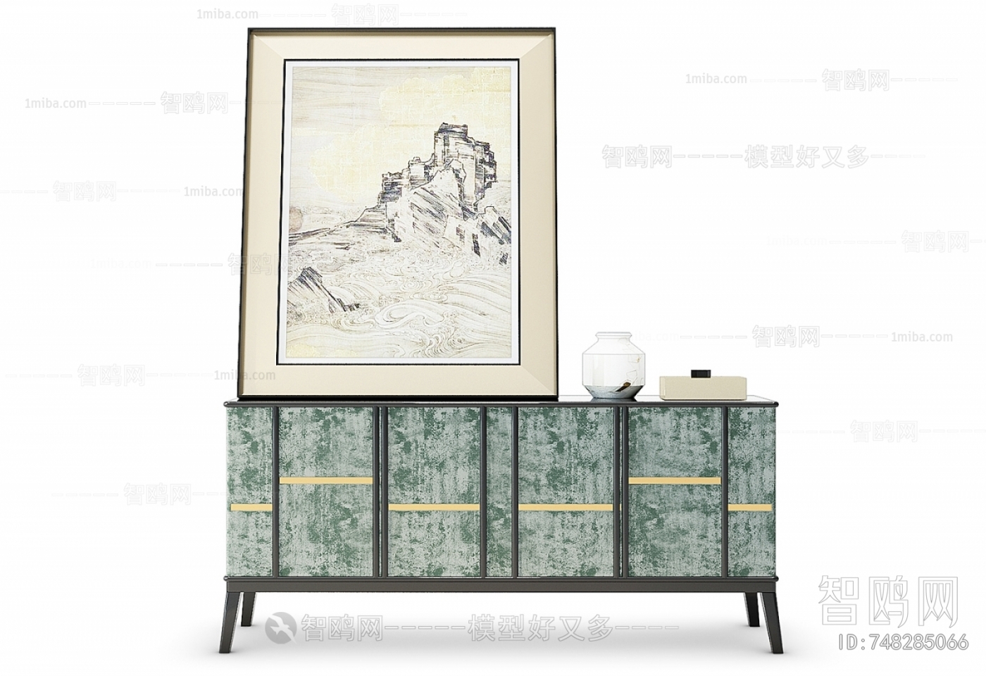 New Chinese Style Side Cabinet