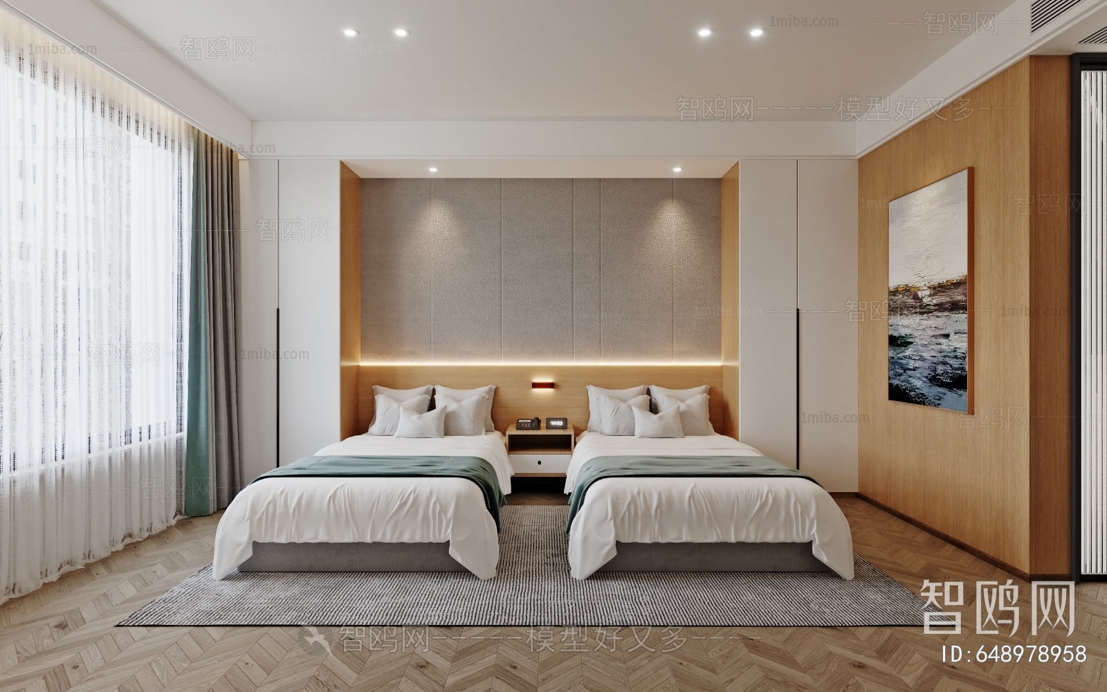 Modern Guest Room