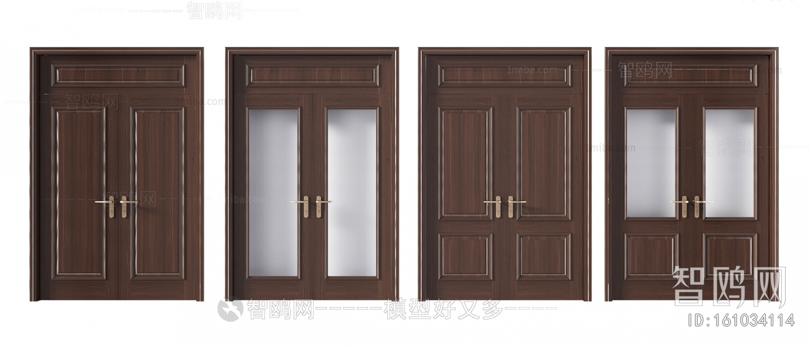 New Chinese Style Double Door