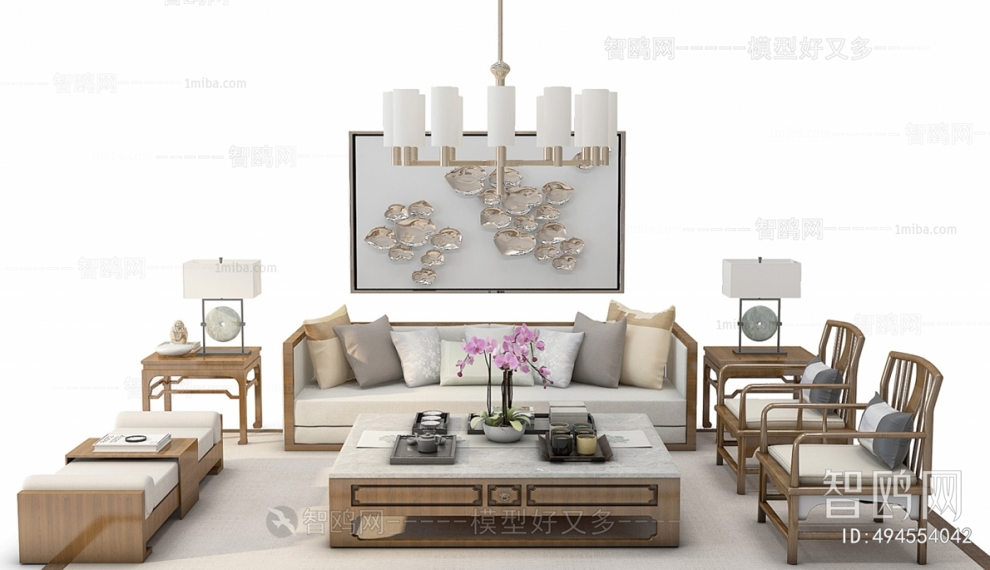 Chinese Style Sofa Combination