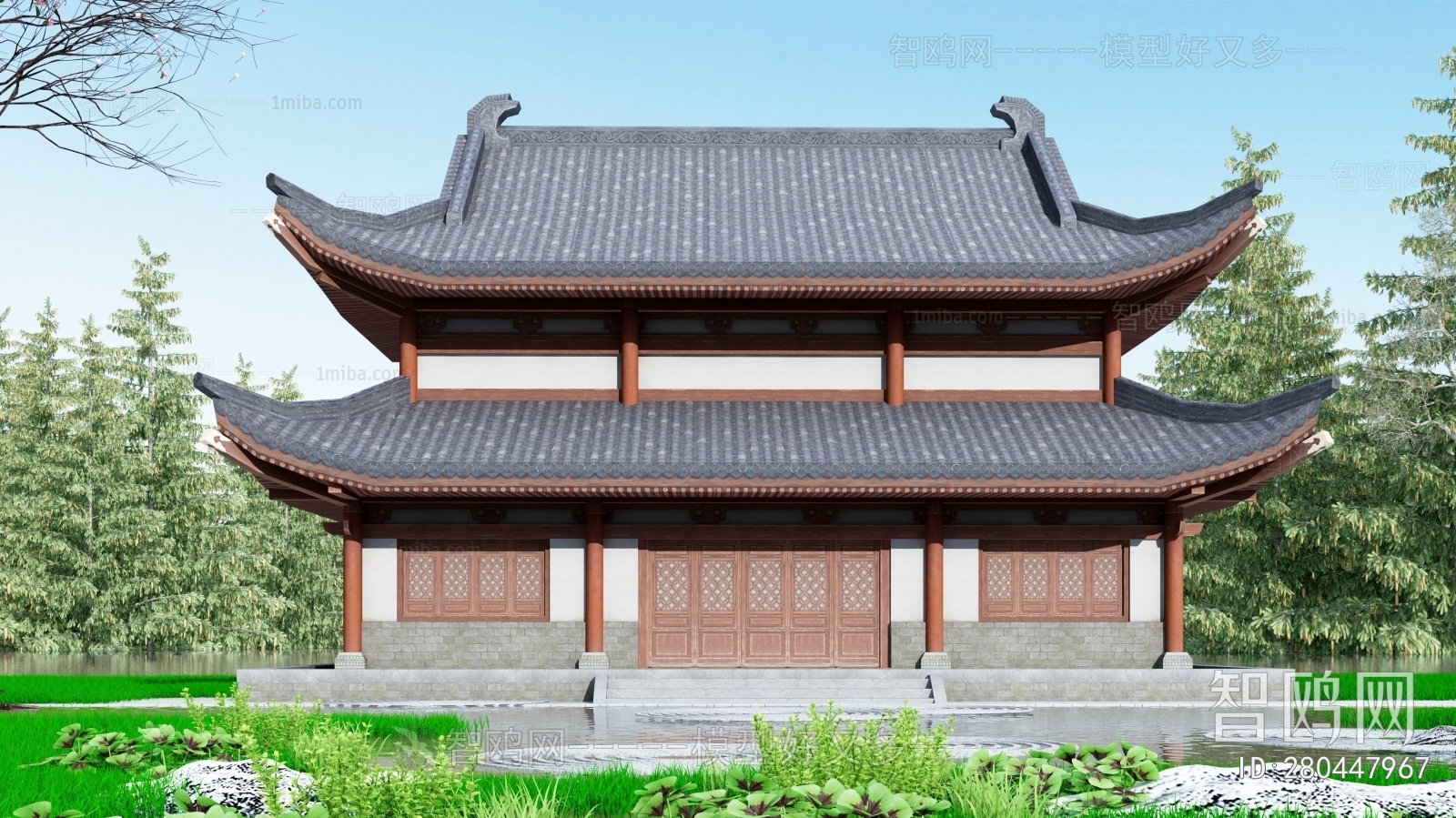 Chinese Style Ancient Architectural Buildings