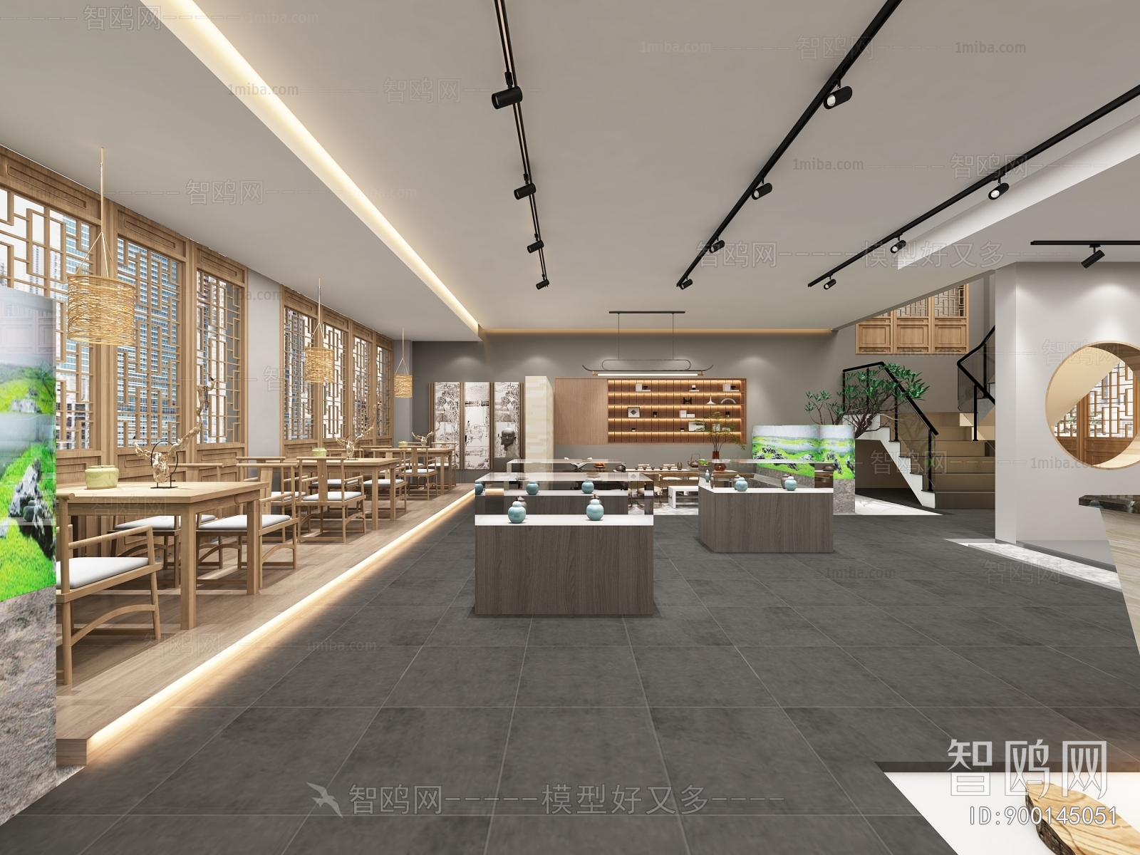 New Chinese Style Tea Shop