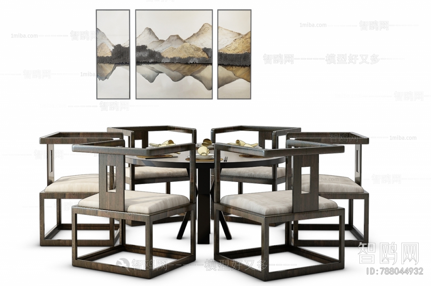 New Chinese Style Dining Table And Chairs