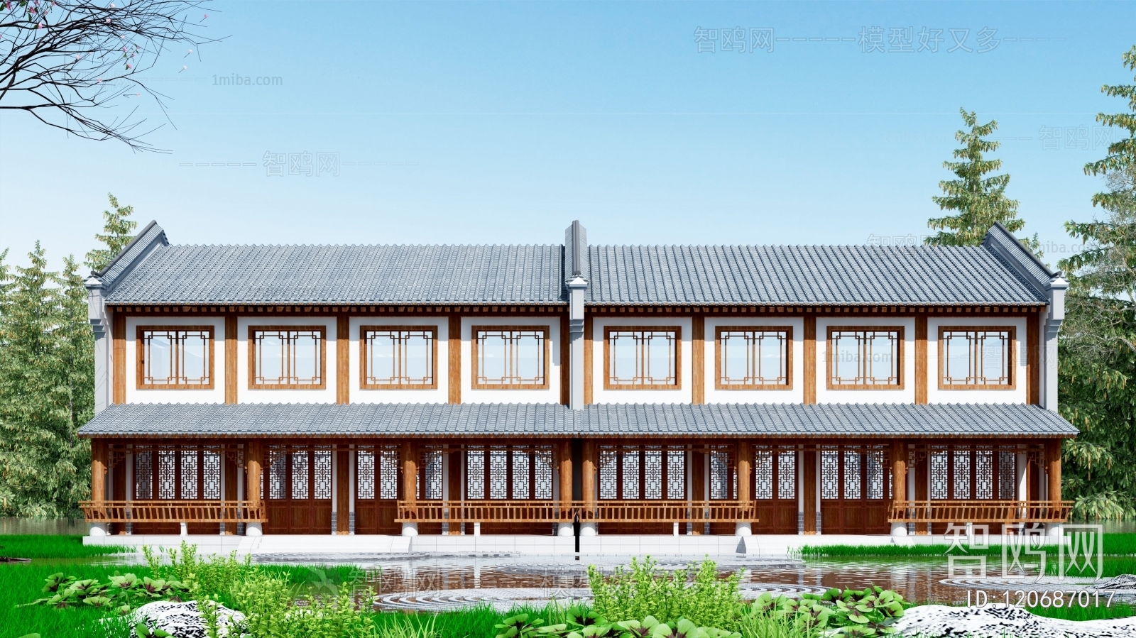 Chinese Style Ancient Architectural Buildings