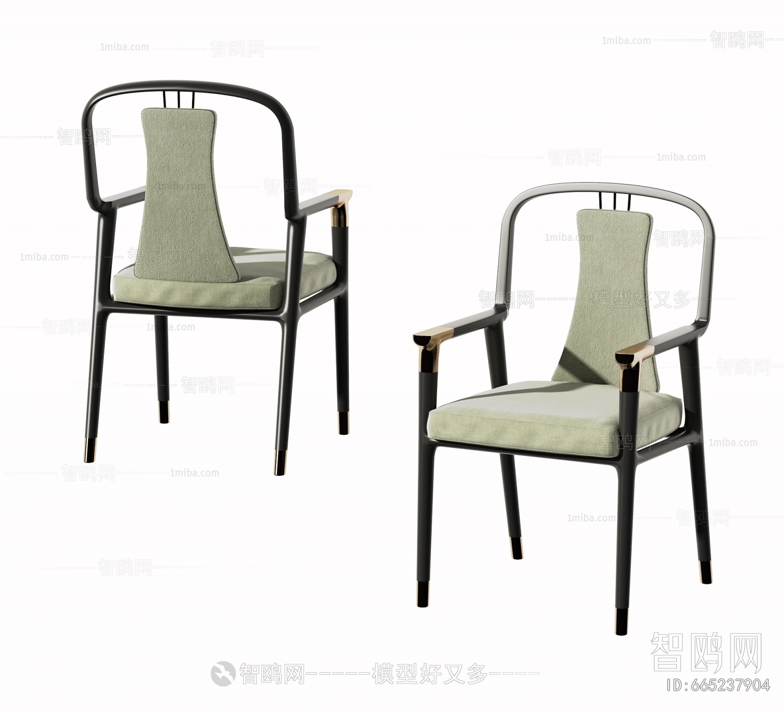 New Chinese Style Single Chair