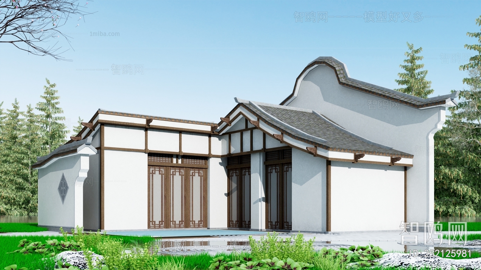 Chinese Style Ancient Architectural Buildings