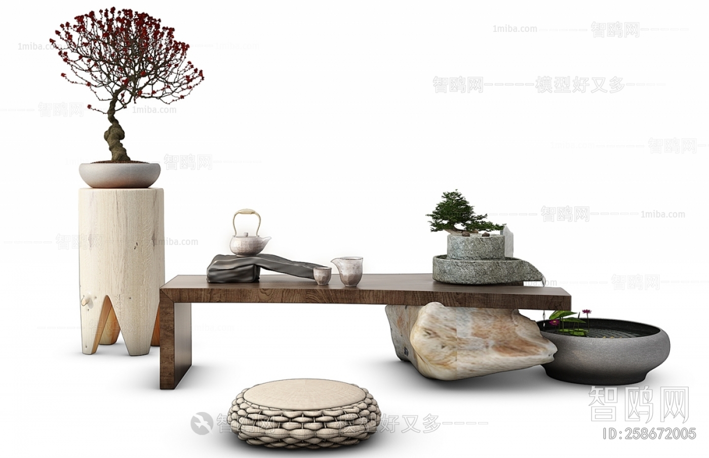 Chinese Style Tea Tables And Chairs