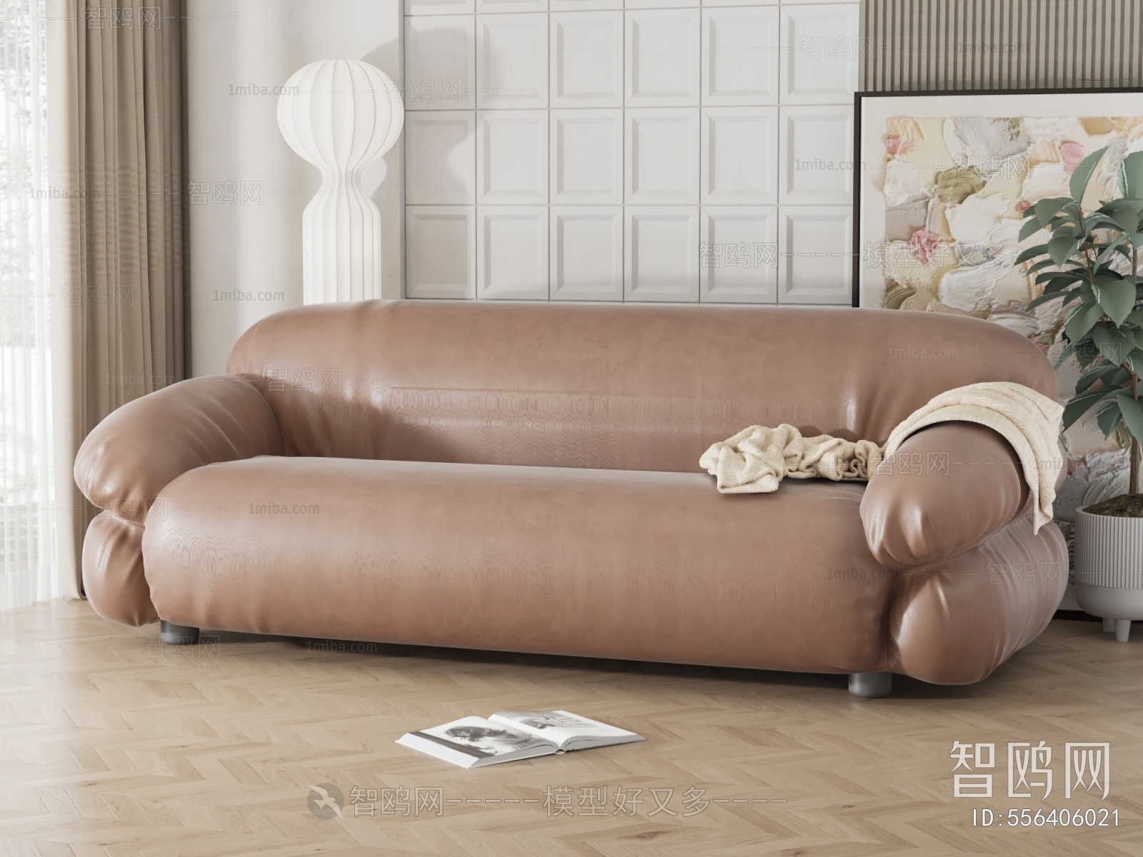 Modern Three-seat Sofa