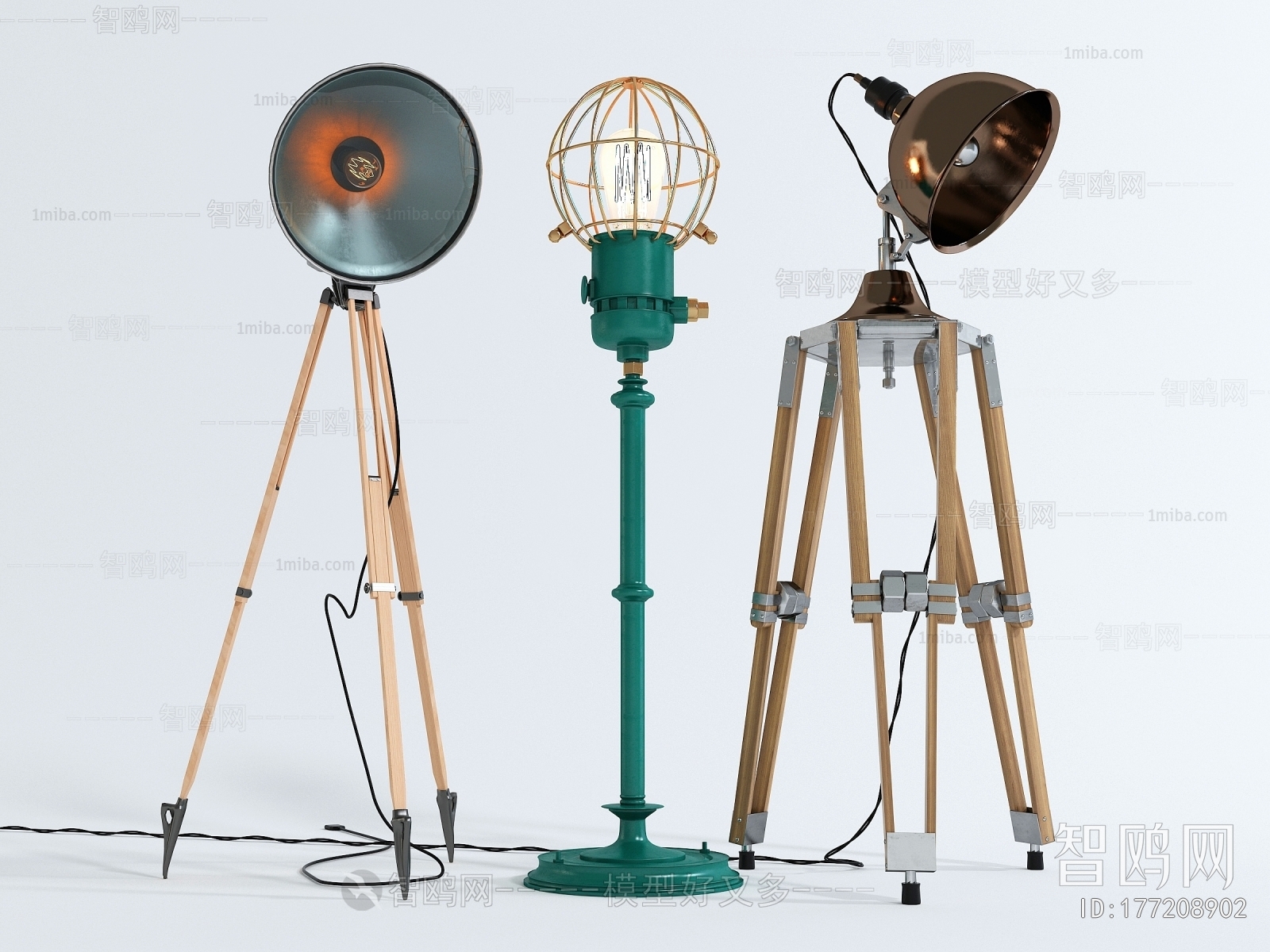 Industrial Style Floor Lamp