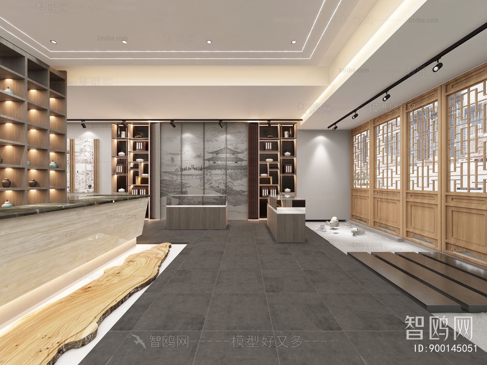 New Chinese Style Tea Shop