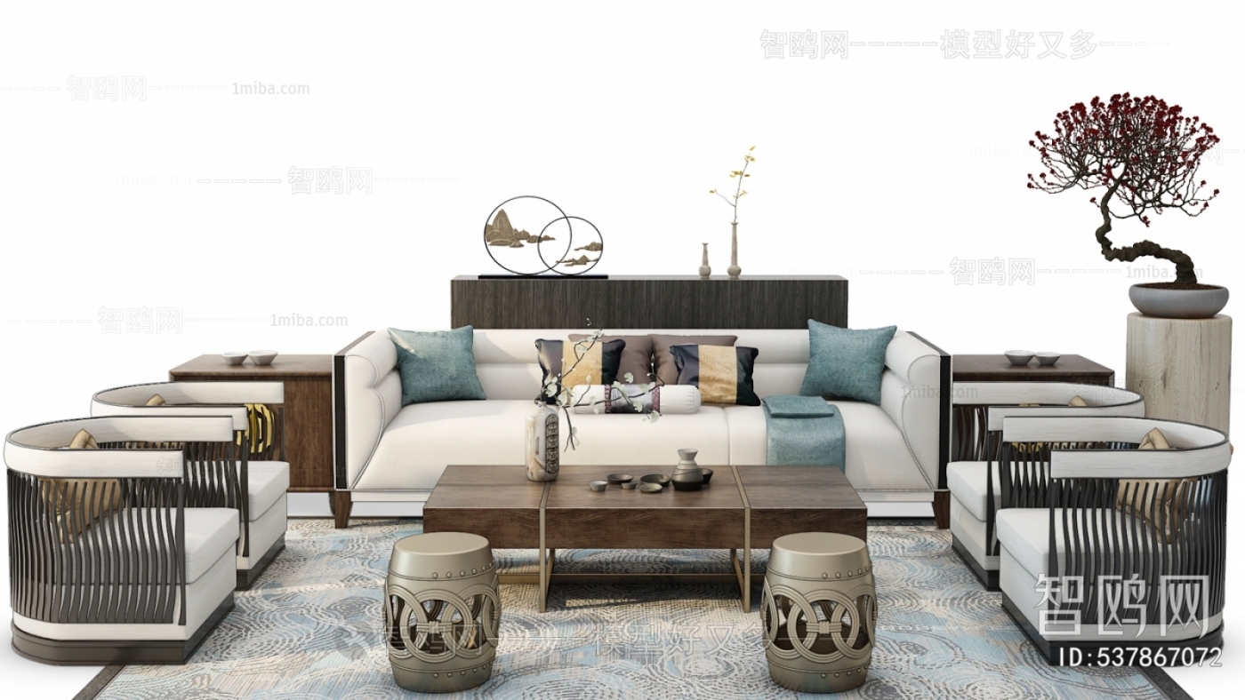 Chinese Style Sofa Combination