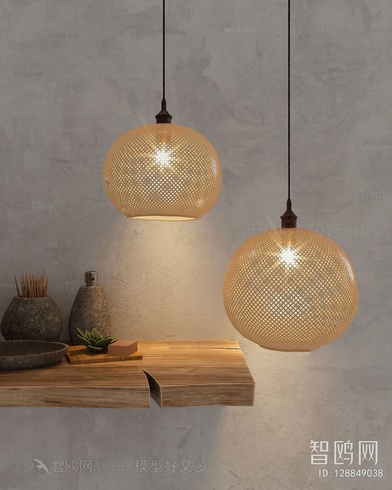 Wabi-sabi Style Droplight