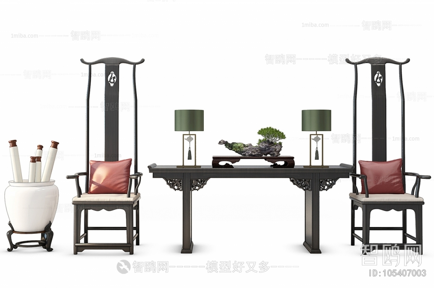 New Chinese Style Single Chair