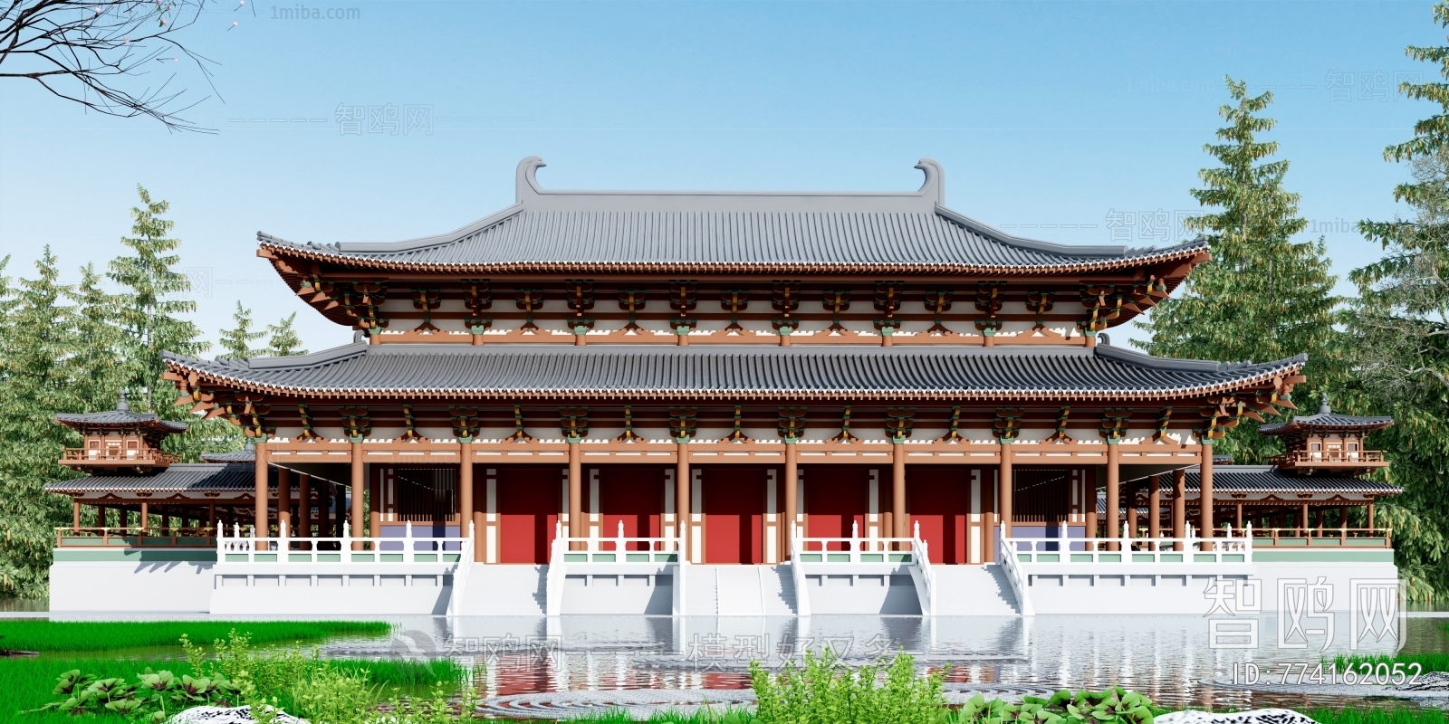 Chinese Style Ancient Architectural Buildings