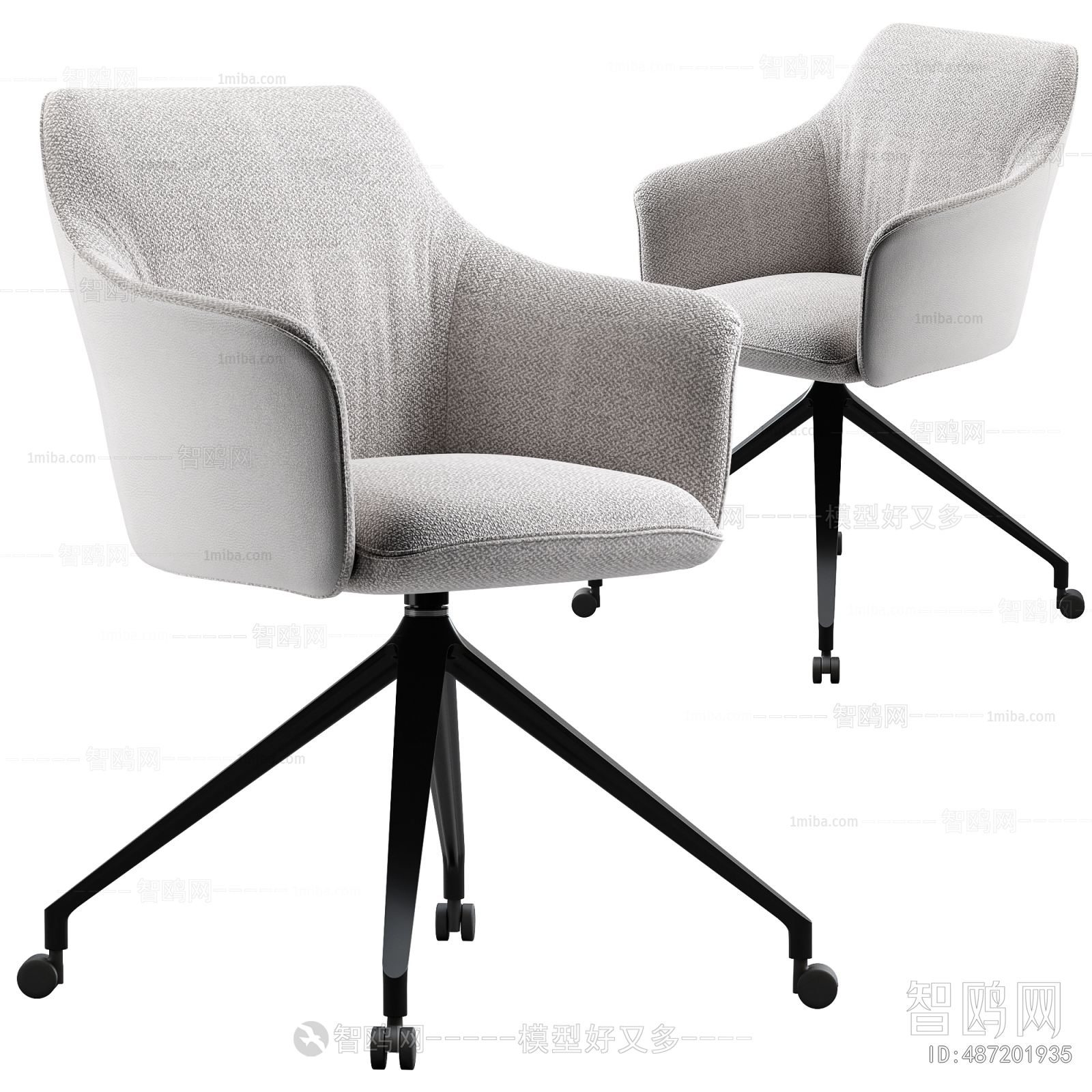 Modern Office Chair 3D Model Download Model ID 487201935 1miba   68a41fc9b90f5b755357f39ab3503416 