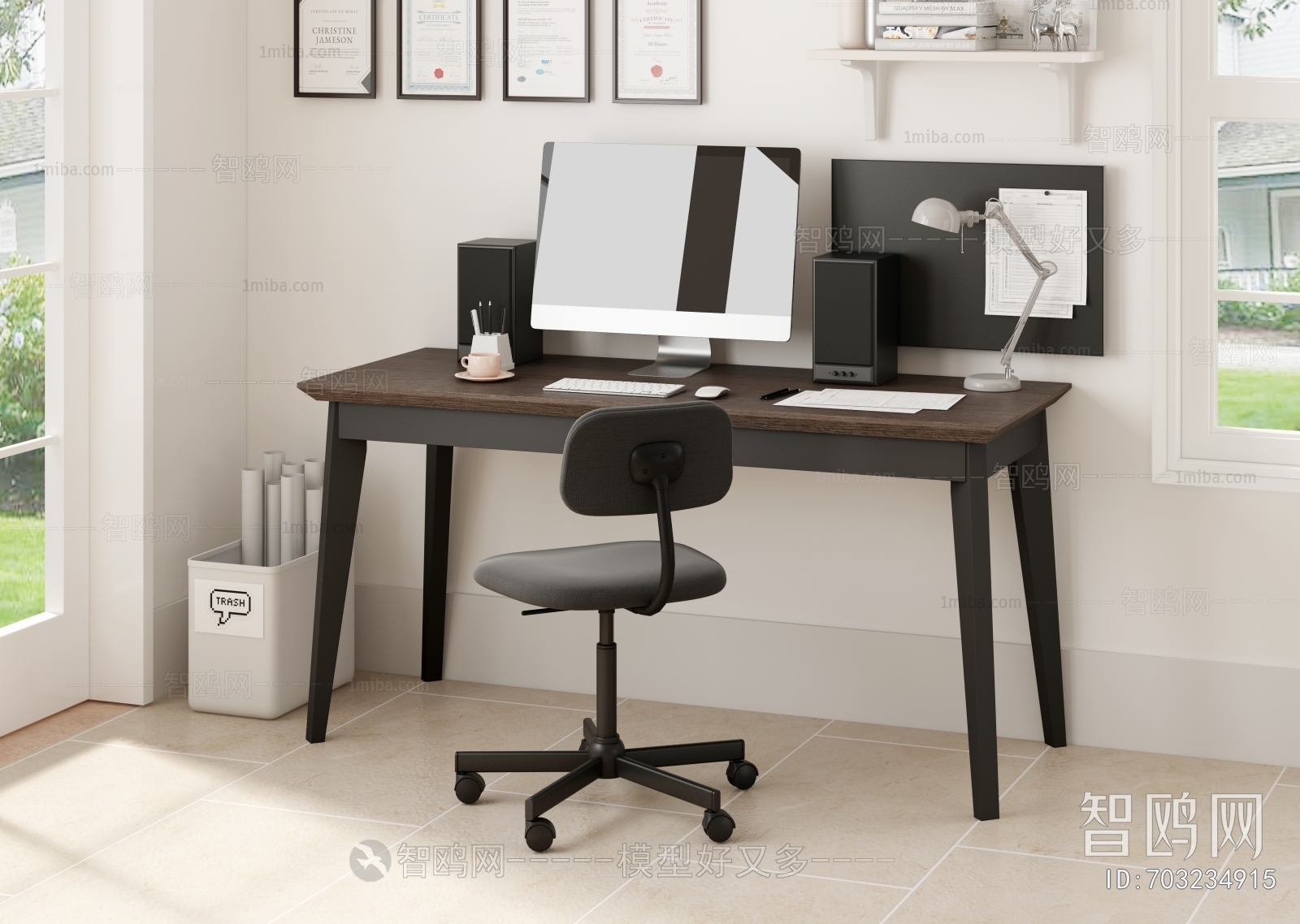 Modern Computer Desk And Chair