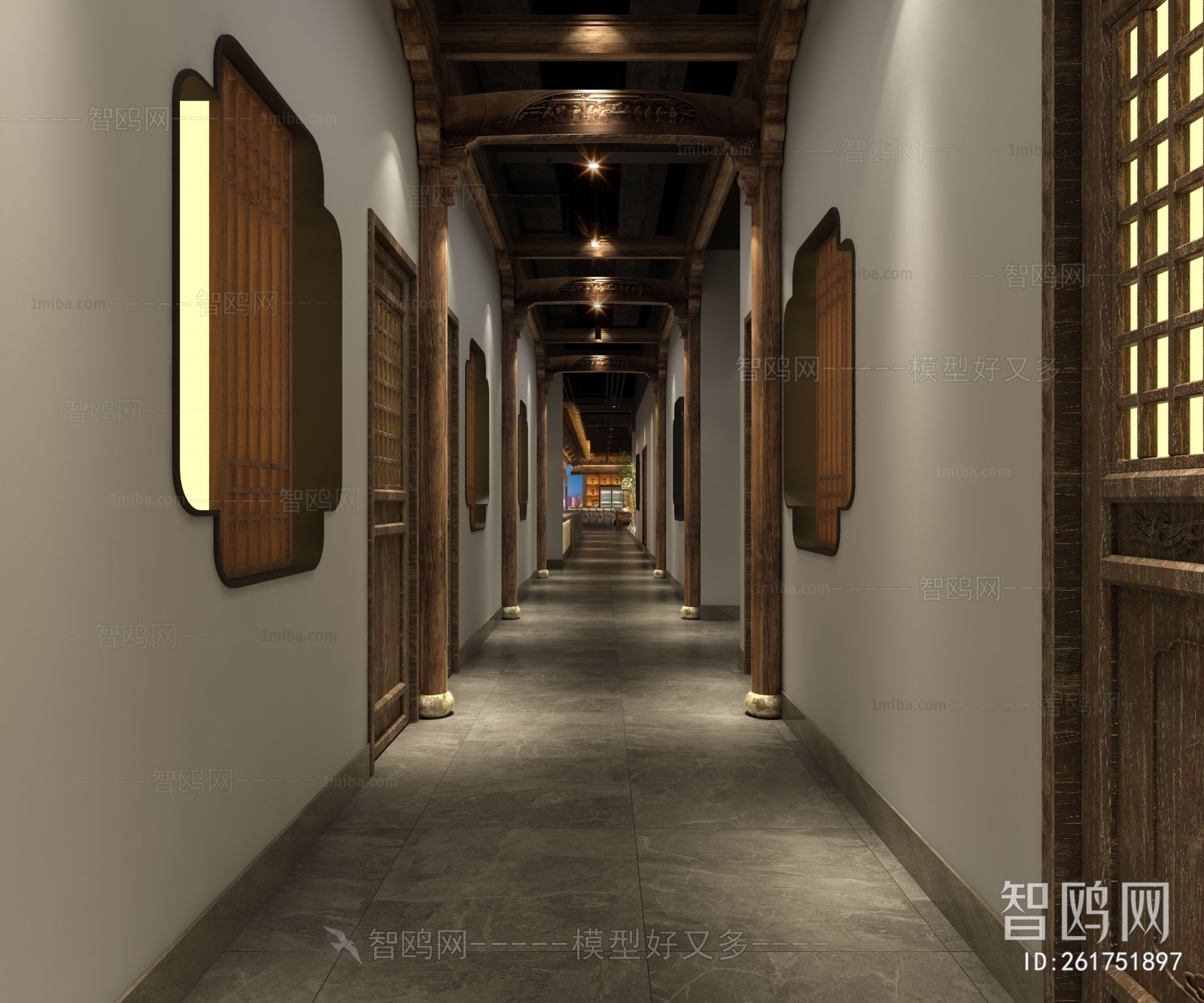 New Chinese Style Corridor