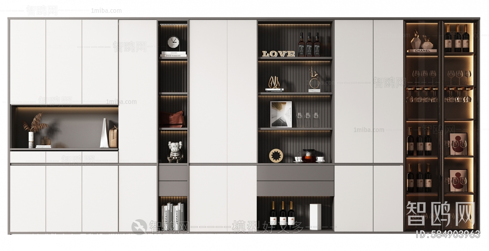 Modern Decorative Cabinet