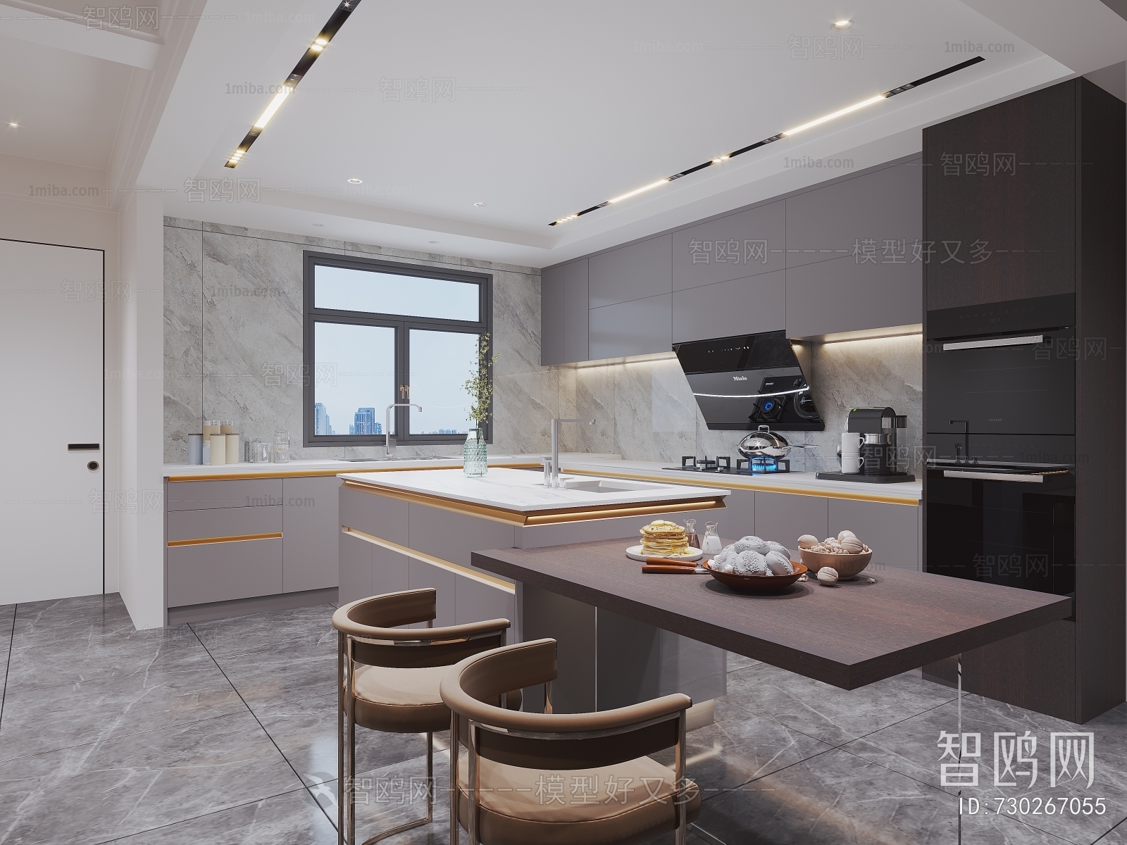 Modern Open Kitchen