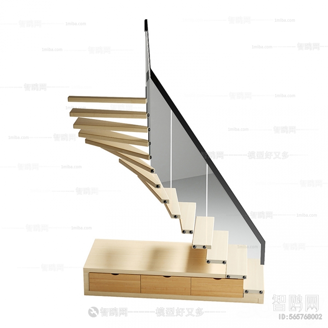 Modern Stair Balustrade/elevator