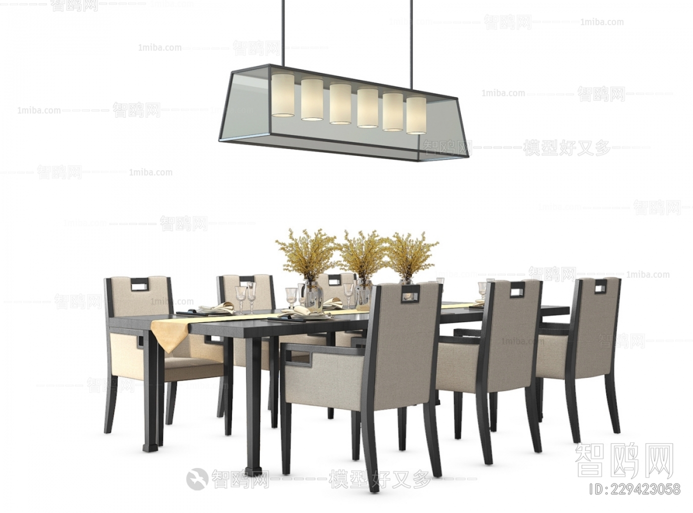 New Chinese Style Dining Table And Chairs