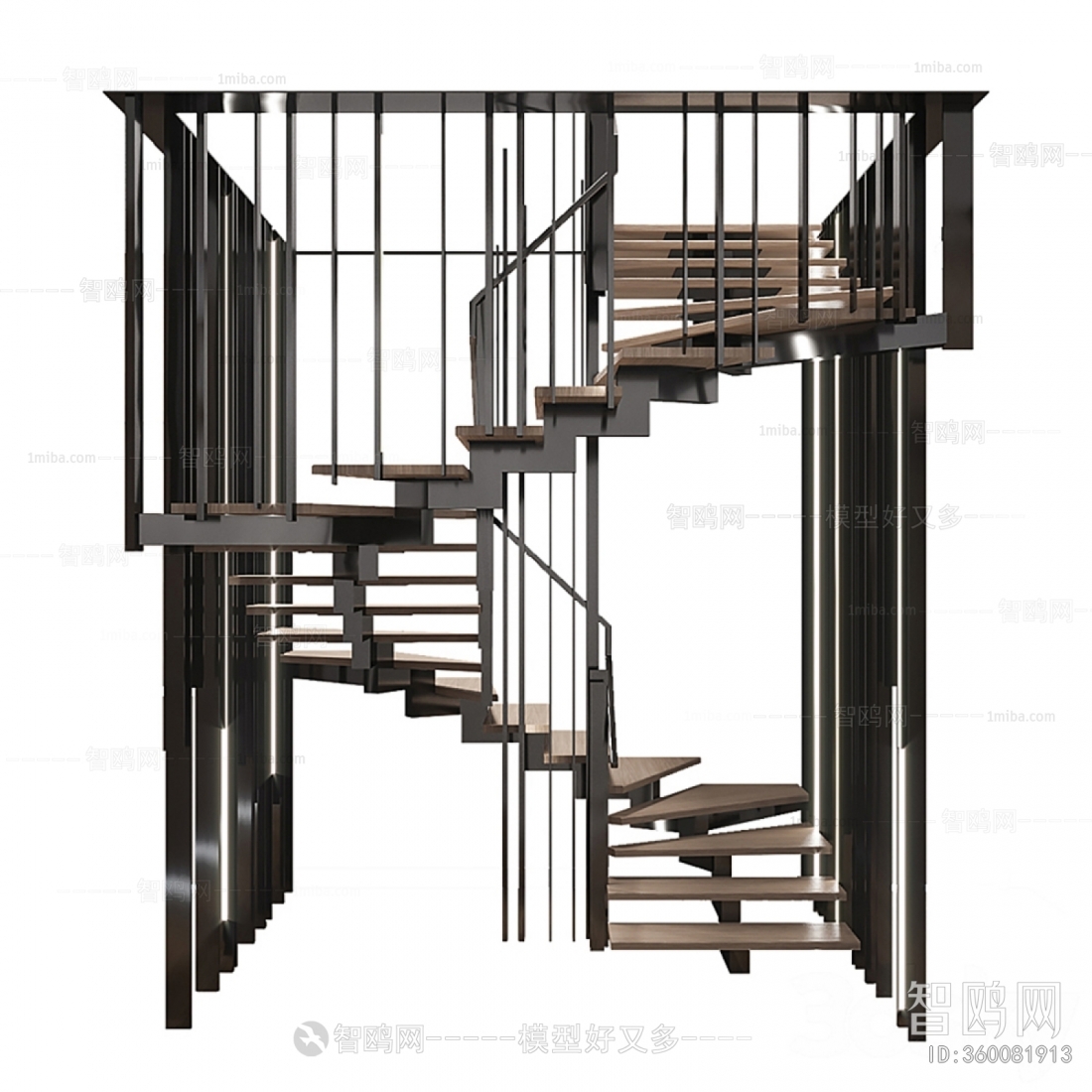 Modern Rotating Staircase