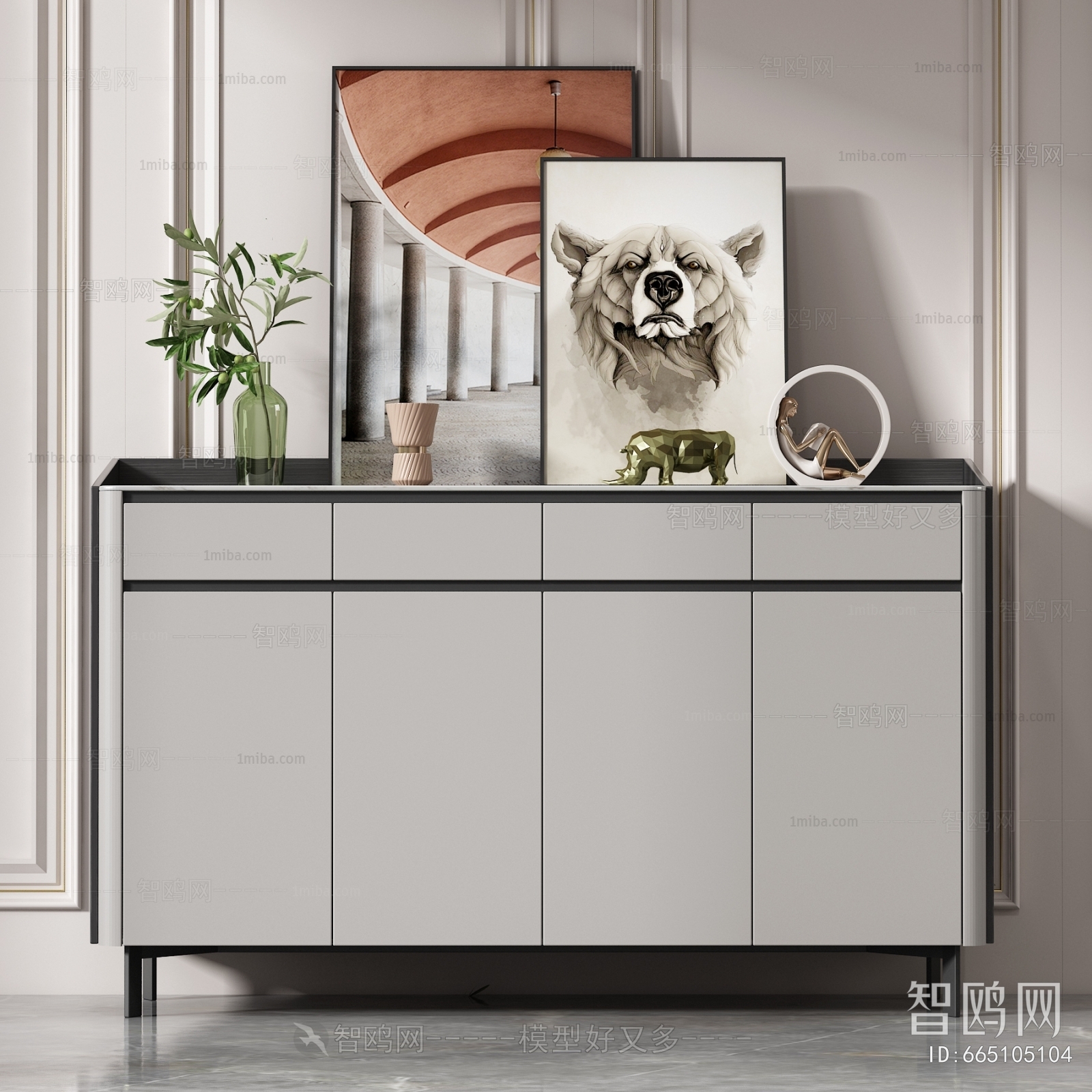 Modern Entrance Cabinet