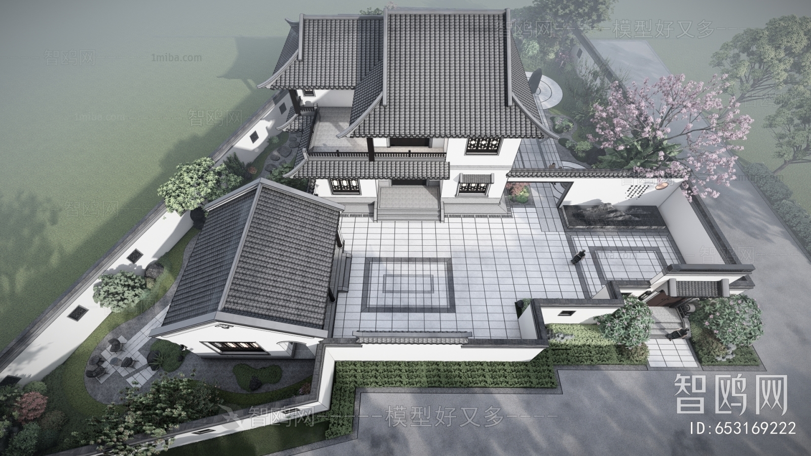 New Chinese Style Courtyard/landscape