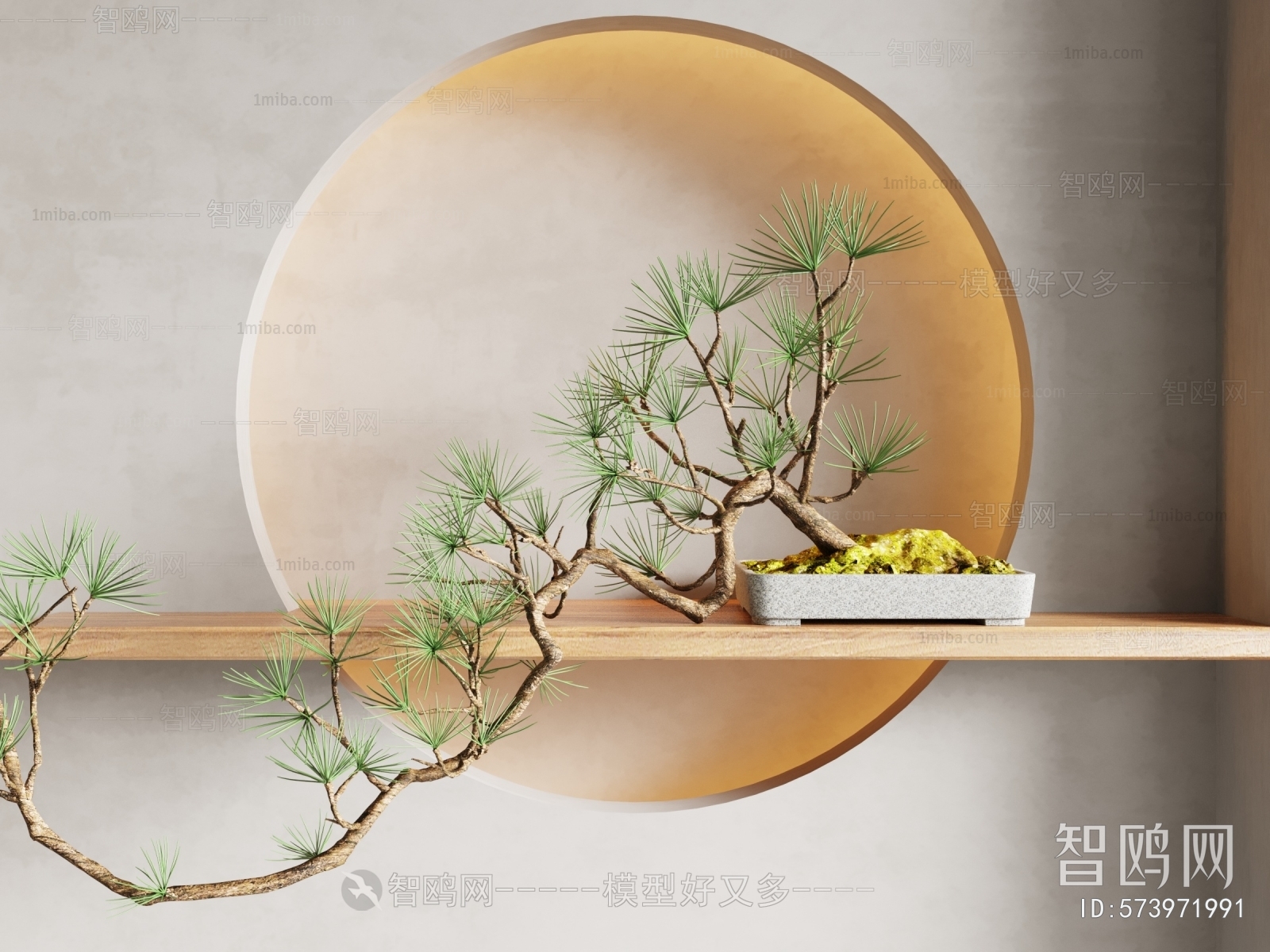 New Chinese Style Bonsai