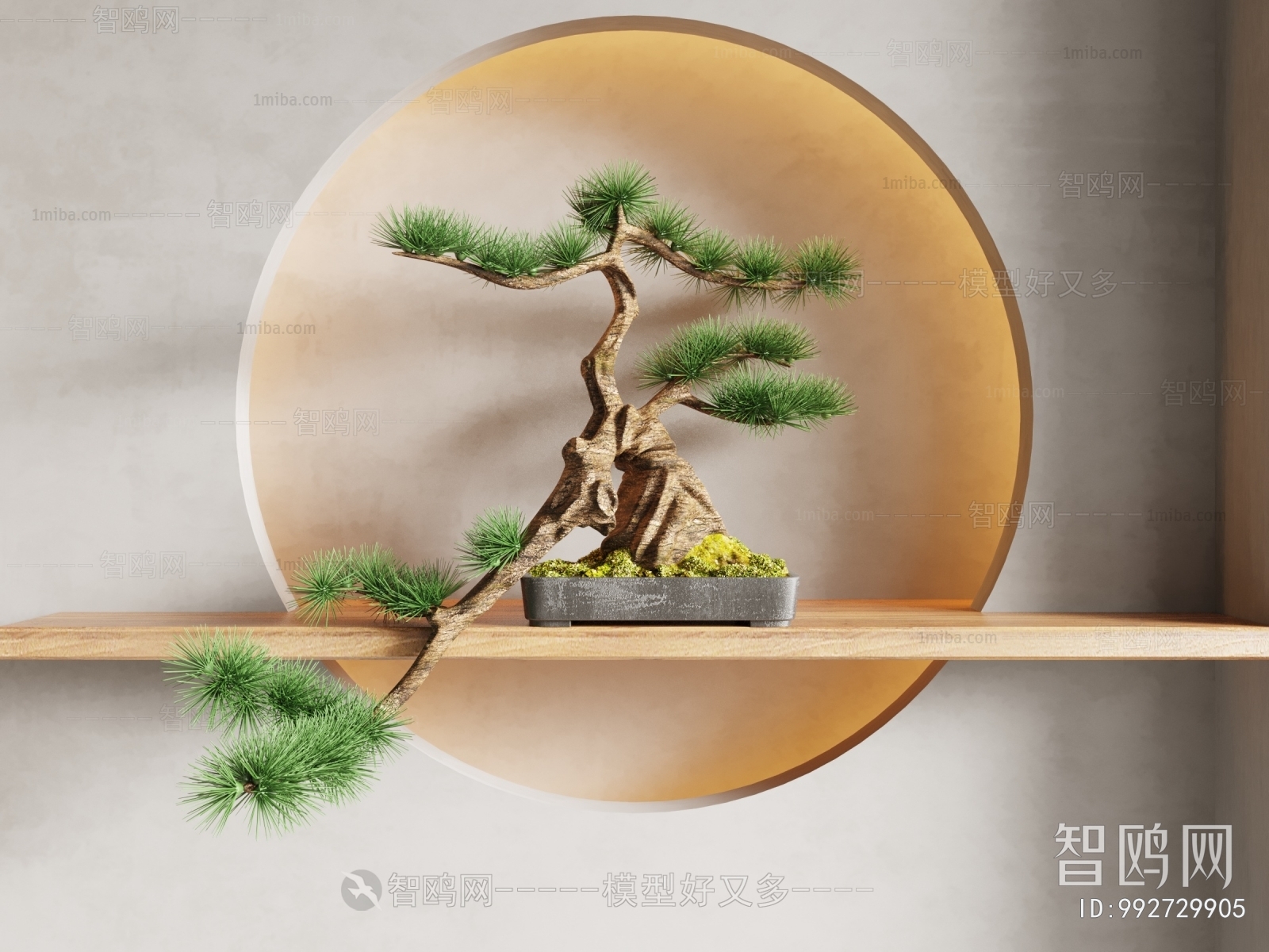 New Chinese Style Bonsai