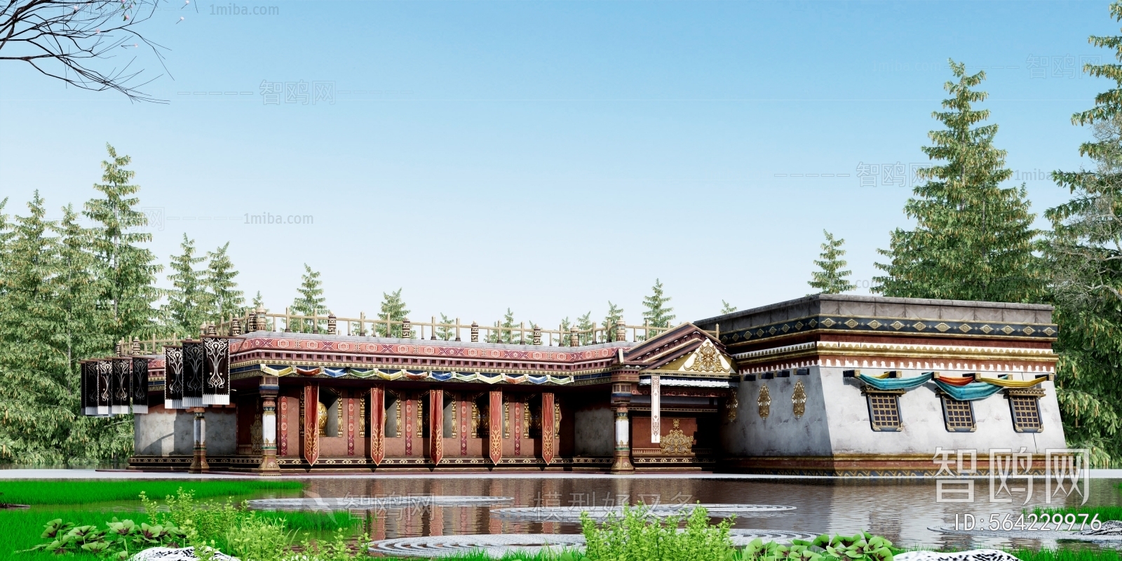 Chinese Style Ancient Architectural Buildings