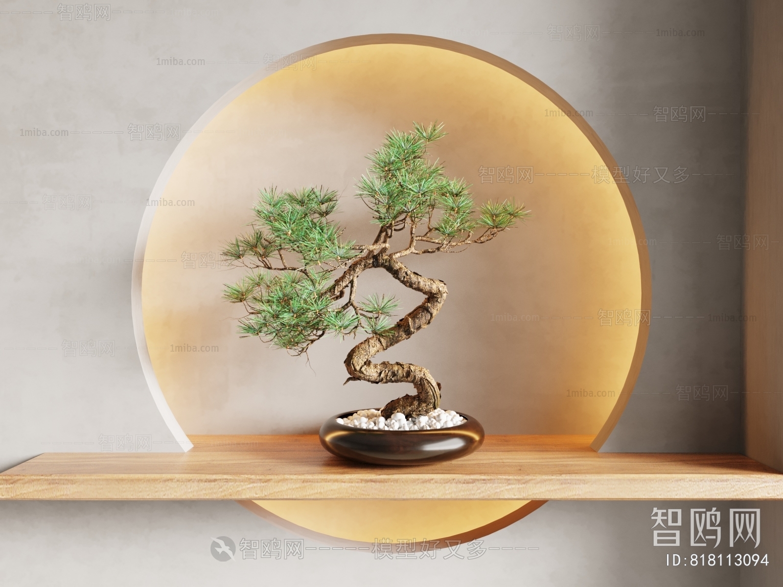 New Chinese Style Bonsai