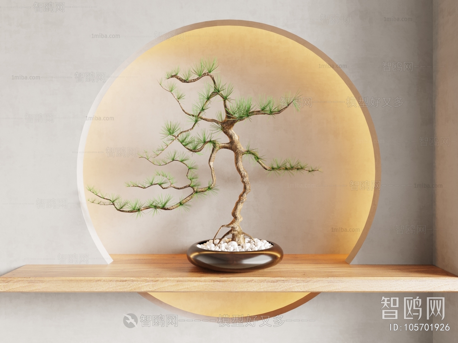 New Chinese Style Bonsai