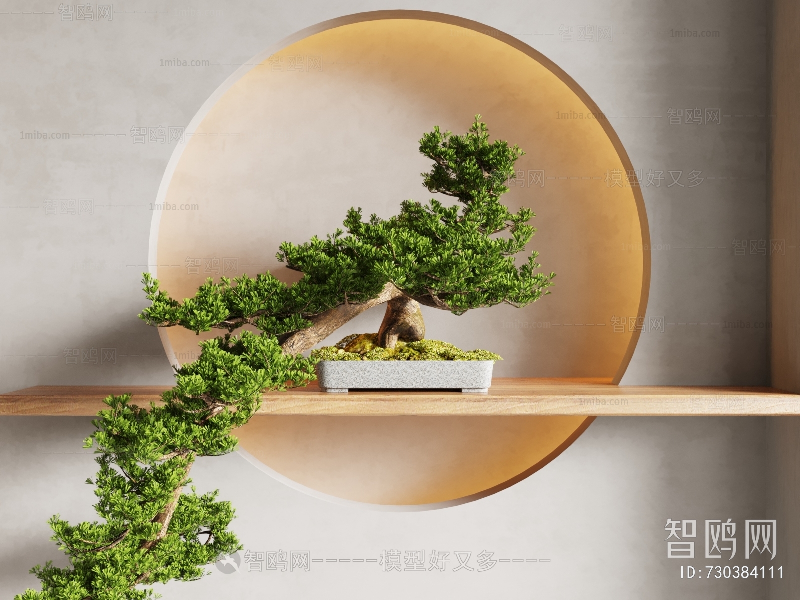 New Chinese Style Bonsai