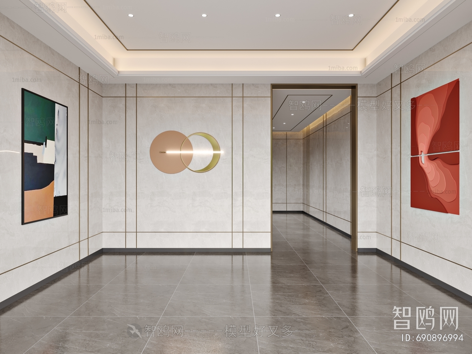 Modern Elevator Hall