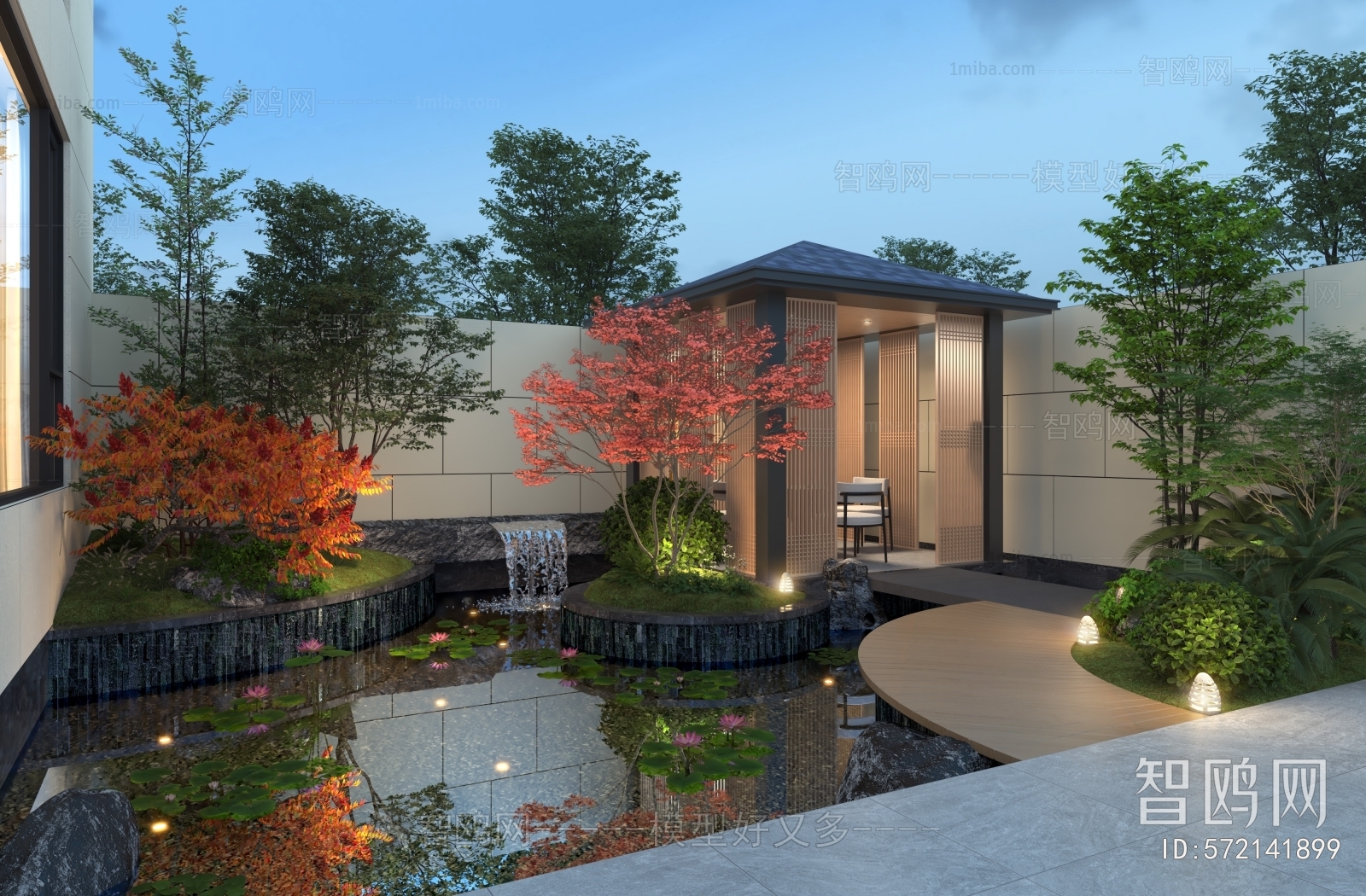 New Chinese Style Courtyard/landscape