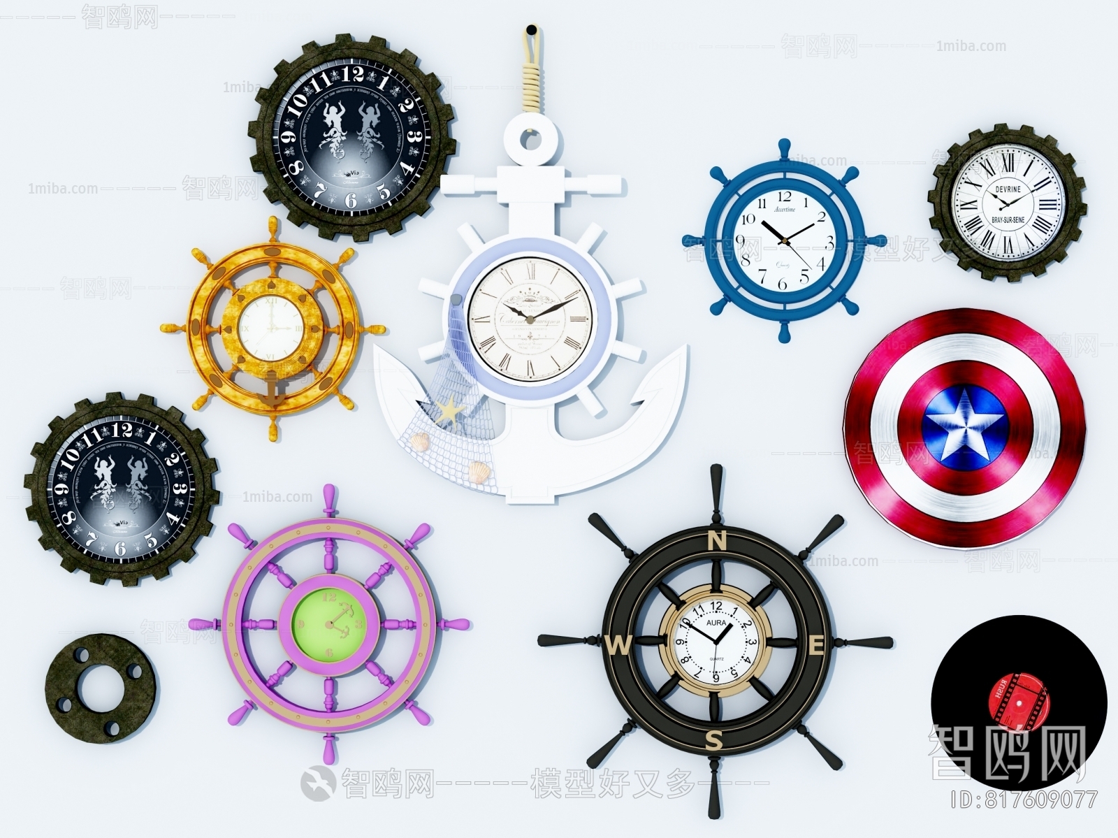 Modern Clocks And Watches