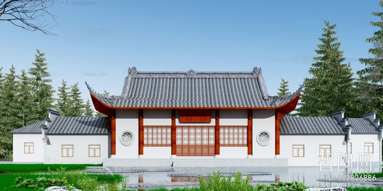 Chinese Style Ancient Architectural Buildings