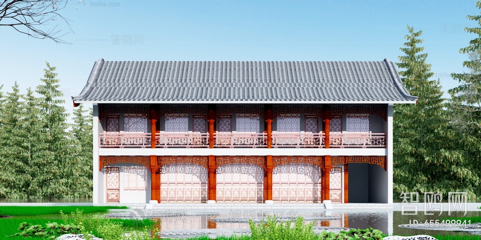 Chinese Style Ancient Architectural Buildings