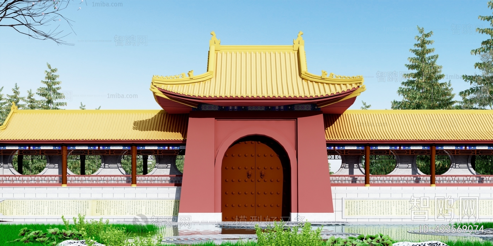 Chinese Style Ancient Architectural Buildings