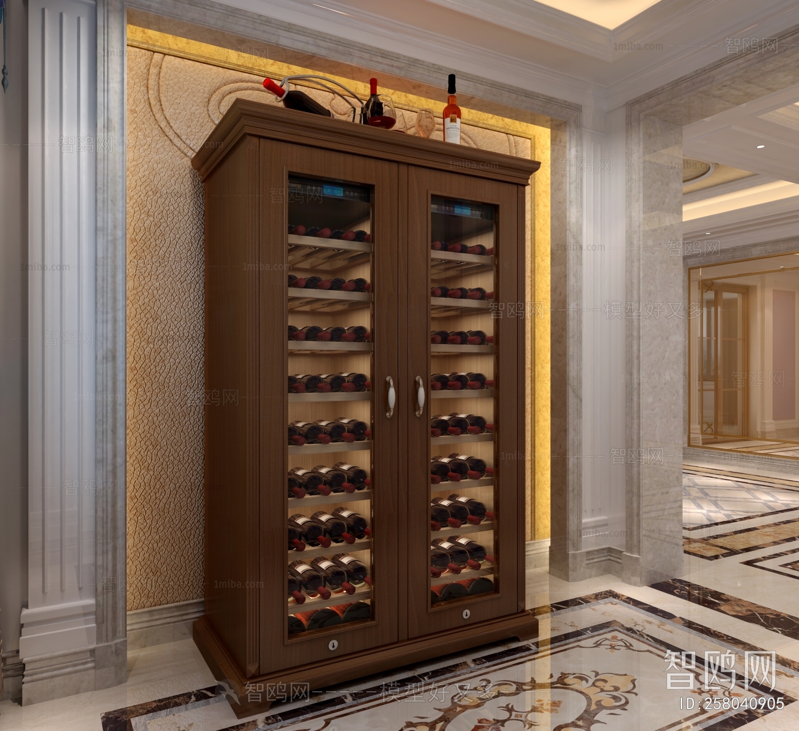 American Style Wine Cabinet