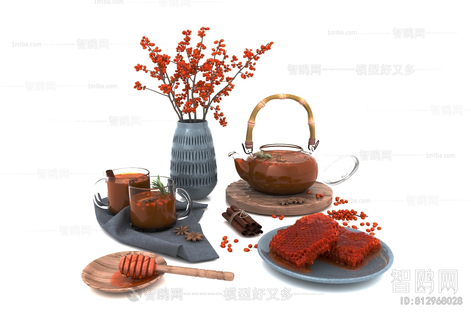 New Chinese Style Cutlery/tea Set