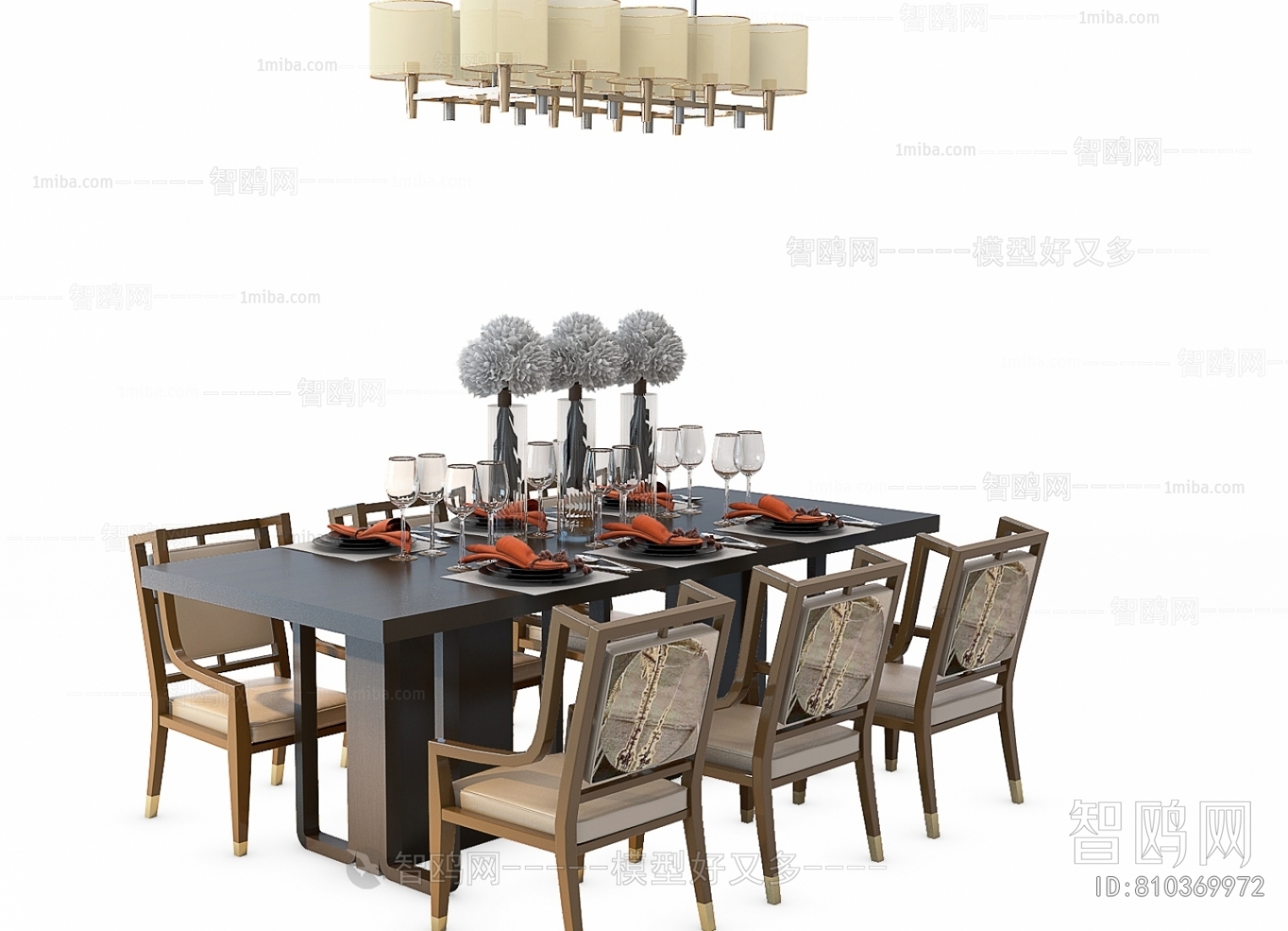 Chinese Style Dining Table And Chairs