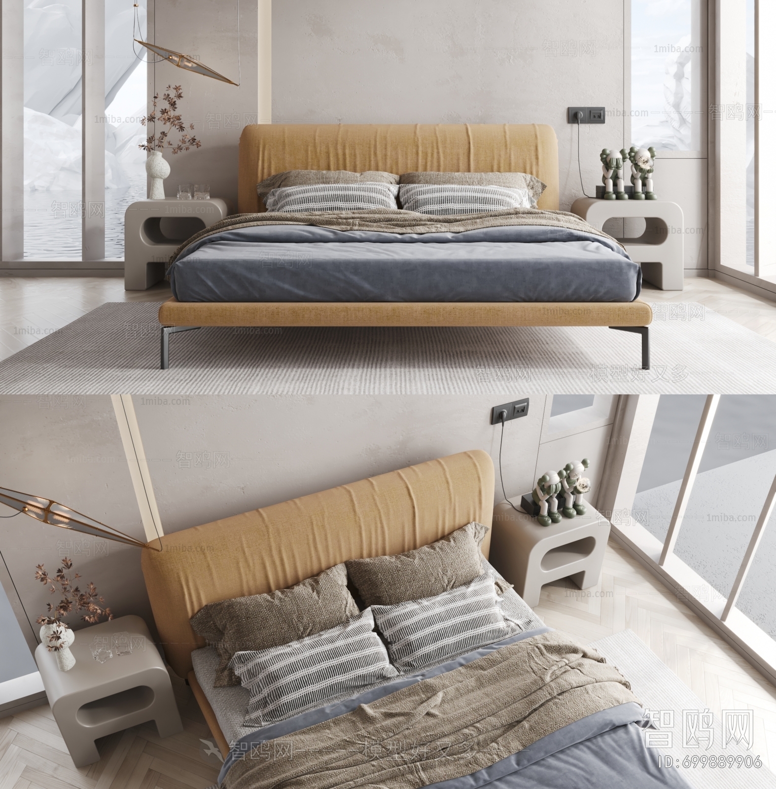 Modern Double Bed