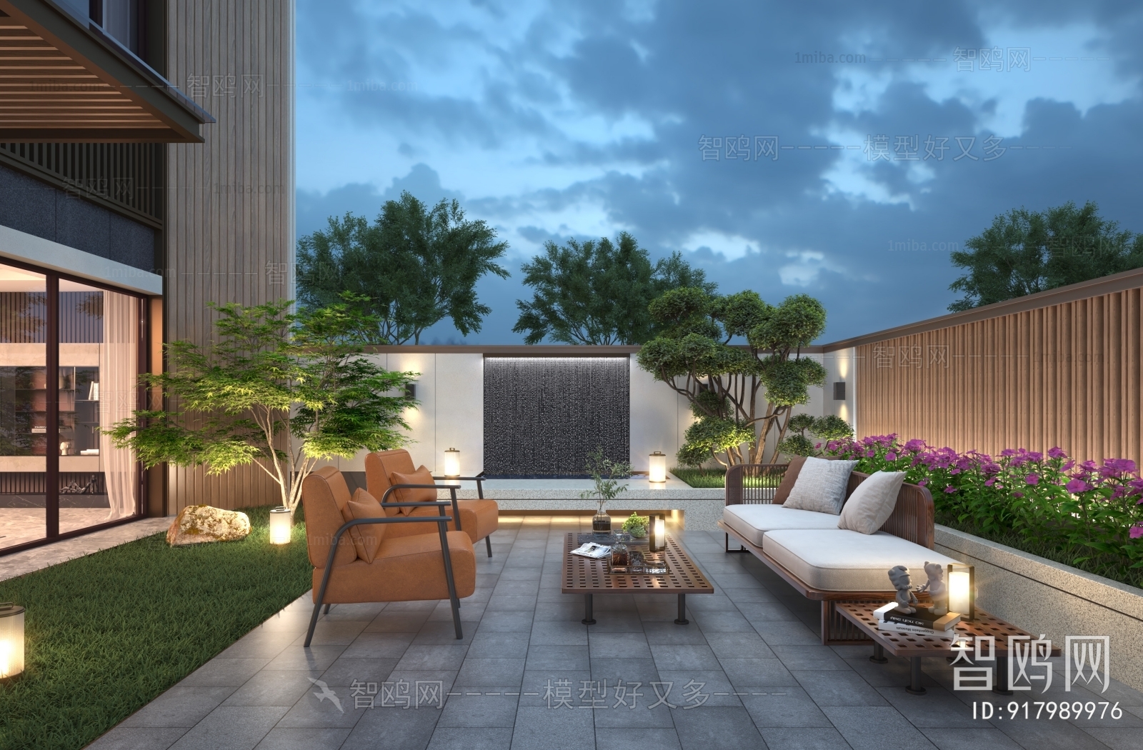 Modern Courtyard/landscape